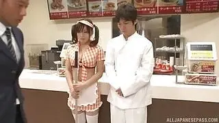 Fast Food Chick Gets Fucked Hard